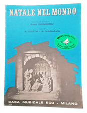 Natale nel Mondo Canti natalizi Spartiti 14 Brani per Pianoforte e 1 o più Voci