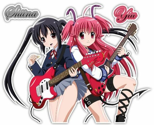 Angel beats adesivo - angel, beats!