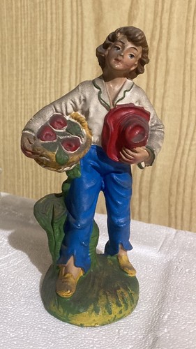 Pastore cartapesta con frutta - pastore,