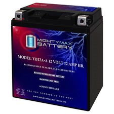 Mighty Max YB12A-A -12 Volt 12
