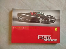 Manuale uso e manutenzione Ferrari F430spider America - F1