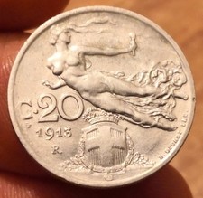 Moneta 20 Centesimi 1913
