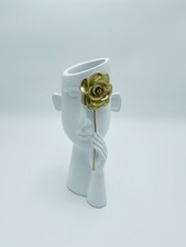 Vaso scultura moderno di volto