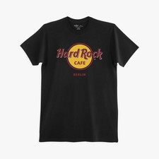 T-shirt originale Hard Rock CAFE città Berlin nera con logo classico tg. XL