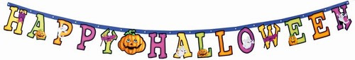 Festone carta scritta happy - scritta,
