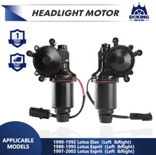2X Headlight Headlamp Motors