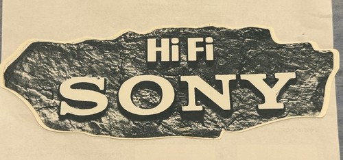 Adesivo sony s anni - hi-fi,