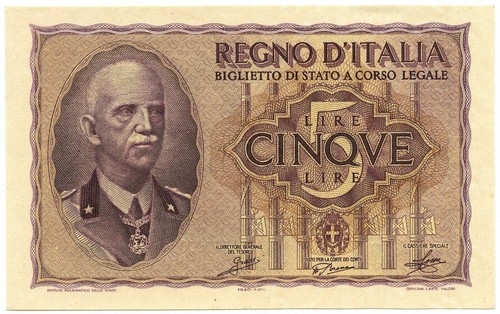 Lire biglietto stato - 5, di