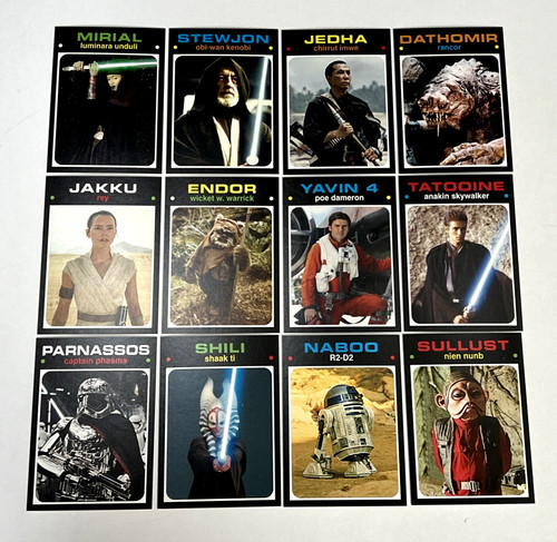 Star wars 1971 topps - star, baseball