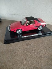 Fiat X 1/9 Five Speed 1979 FABBRI EDITORI Quattroruote 1:24 Die Cast Come Nuovo 