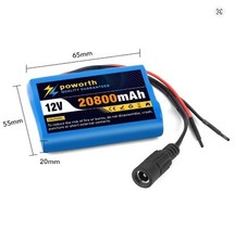 Batteria 12V 20,8 Ah 18650