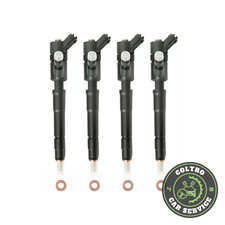 4 Iniettori Bosch REVISIONATI 0445110489 Ford C-Max Fiesta Focus  1.5 TDCI 1.6