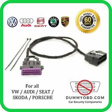 Per VW AUDI SKODA SEAT DUMMY OBD PORT antifurto OBD2 GUARD / BLOCK