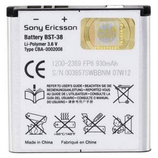 Sony Batteria originale BST-38 per C510 C902 C905 JALOU K770 YENDO X10 MINI PRO