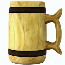Boccale legno birra l - 0,5,