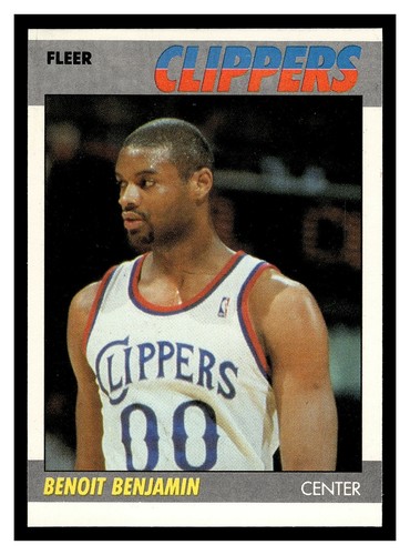 1987 fleer basketball benoit - basketball,