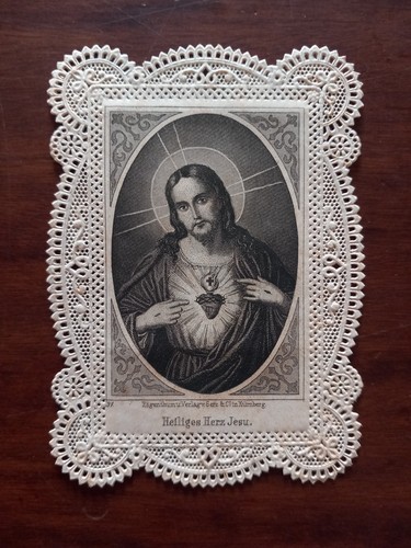 12640 santino merlettato sacro - santino,