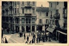 Biella Via Umberto l° negozi