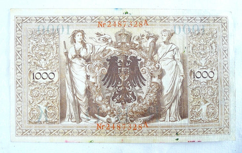 Vecchia banconota germania - banconota,