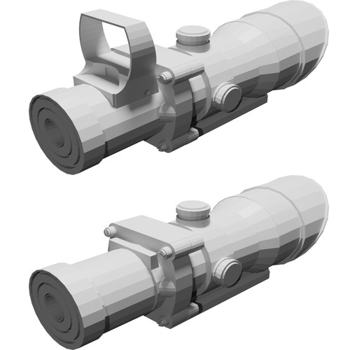 Mirino acog per nerf - acog, 4x