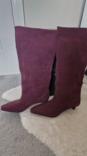 Stivali Zara bordeaux 100%