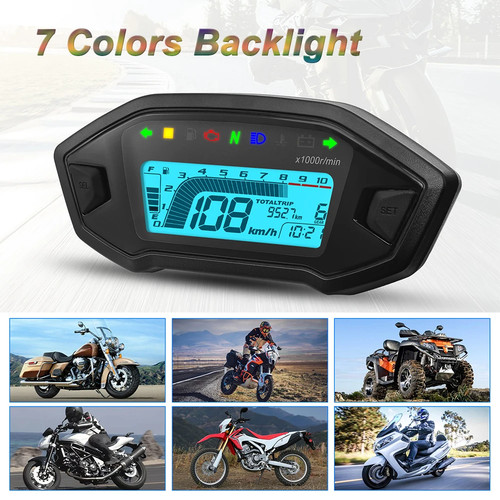 Tachimetro led moto - led,