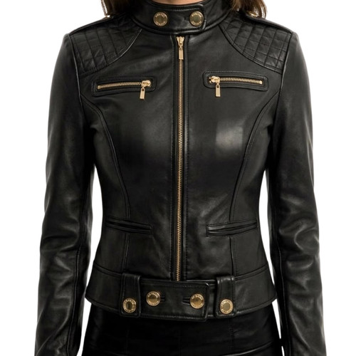 Giacca donna nera - vera, pelle