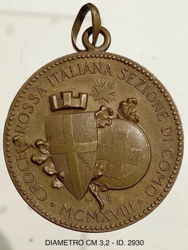 Croce rossa italiana medaglia - rossa,