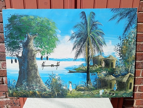 Grande quadro olio - olio, su