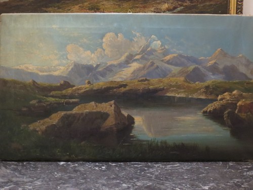 Dipinto olio tela 115x65 - ad,