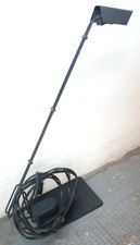 IKEA LAMPADA NERA ALLUMINIO PER SALOTTO SCRIVANIA VINTAGE ANNI 90