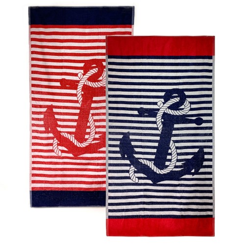 Telo mare ancora nautica blu - nautica,