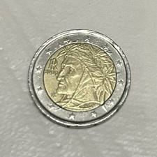 Moneta Dante Alighieri 2 euro