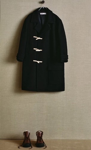 229 zara cappotto lana donna - cappotto,