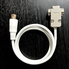 Apple IIc Serial Transfer Data Game Cable RS232 DB9 TO DIN 5 PIN
