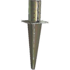 SUPPORTO GAZEBO PALO TONDO A CONFICCARE 956 ZINCATO GIALLO S.MM 4,0 MM 100 PZ 1