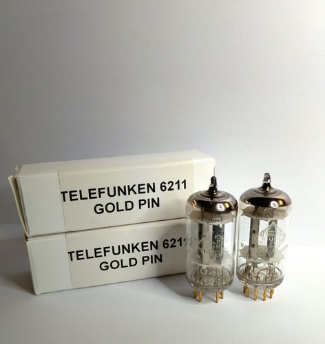 Telefunken tube 6211 gold - telefunken, pin