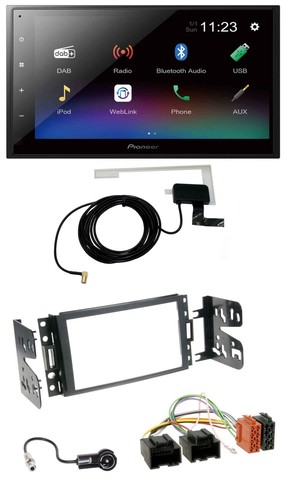 Pioneer dab mp3 bluetooth 2din - pioneer,