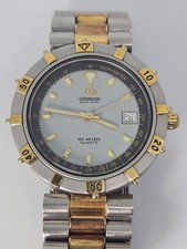 Orologio Uomo Catamarano Mod 8000 Diver Sport 100M Swiss Made 7J Data 36mm anni 2000