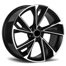 SET N.4 CERCHI IN LEGA 18" REPLICA 6106 BLACK POLISHED PER AUDI Q2