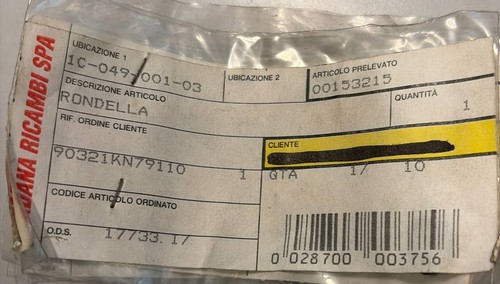 Kymco 00153215 rondella dink - kymco,