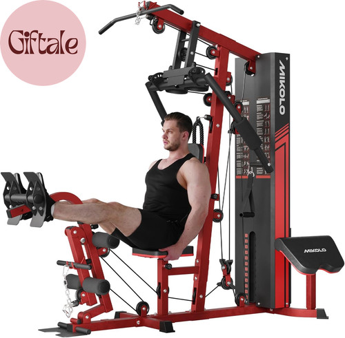Home gym workout - home, with