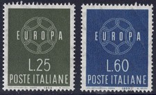 ITALIA 1959 Europa 2v MNH**