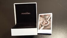 PANDORA-SCATOLINA PER PREZIOSI-VINTAGE + CERTIFICATO-BRACCIALI-ANELLI-ORECCHI-4+
