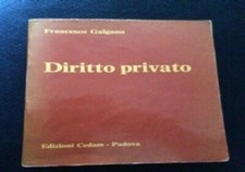 Diritto privato, Francesco Galgano, ed Cedam, 1981