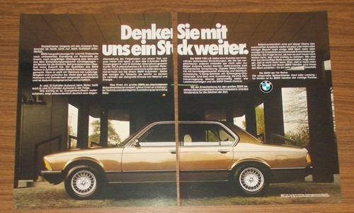 Rara pubblicità bmw 735i - pubblicità,