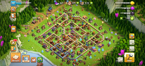 Clash clans account - clans,