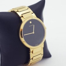 MOVADO Temo Quartz Gold Black