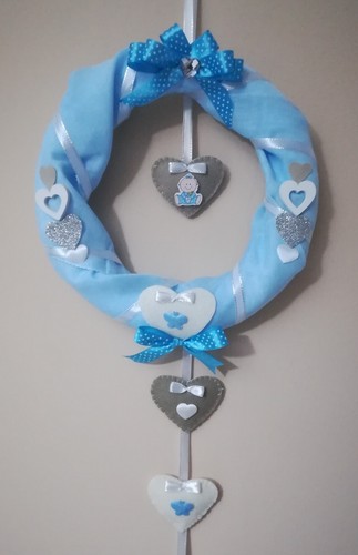 Fiocco nascita azzurro