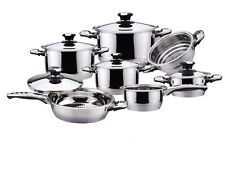 Batteria Di Pentole 12 Pezzi Blumenthal Bavaria In Acciaio Inox 18/10 Induzione